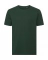 Heren T-shirt Organisch Russell R-108M-0 Bottle Green